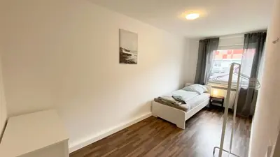 Ein Bett oder Betten in einem Zimmer der Unterkunft Cozy Apartment in Remscheid