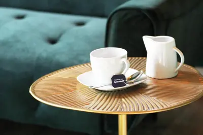 Kaffee-/Teezubehör in der Unterkunft Wood Lodge mit Kinderzimmer I Messe l City l Flughafen l Hbf