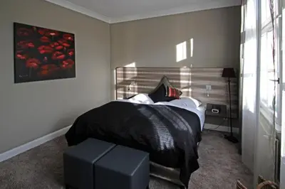 Ein Bett oder Betten in einem Zimmer der Unterkunft Hotel & Restaurant Eggers GmbH