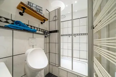 Ein Badezimmer in der Unterkunft Gemütliche Stadtwohnung nahe des Harkortsees