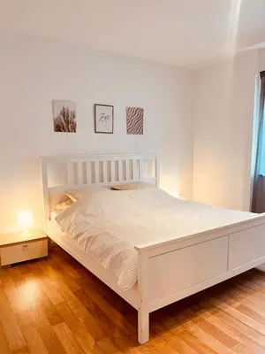 Ein Bett oder Betten in einem Zimmer der Unterkunft Business & Monteur Apartment Duisburg Zentrum