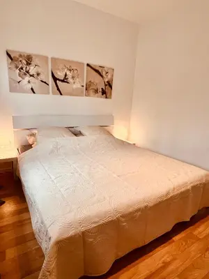 Ein Bett oder Betten in einem Zimmer der Unterkunft Business & Monteur Apartment Duisburg Zentrum