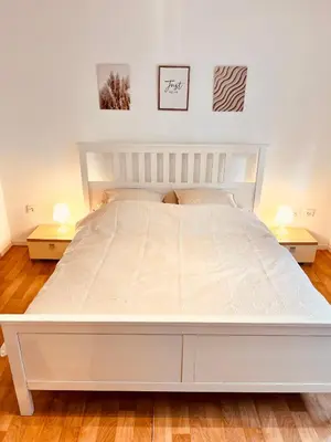 Ein Bett oder Betten in einem Zimmer der Unterkunft Business & Monteur Apartment Duisburg Zentrum