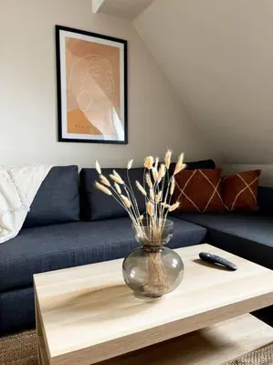 Ein Sitzbereich in der Unterkunft Im Herzen Essens! Zentral und gemütlich wohnen! HODGL