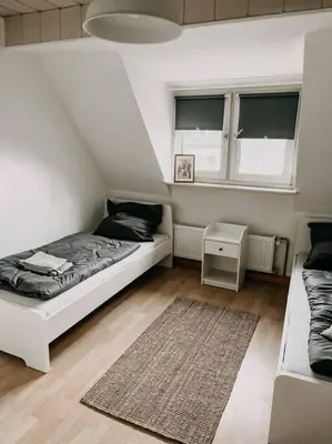 Ein Sitzbereich in der Unterkunft Im Herzen Essens! Zentral und gemütlich wohnen! HODGL