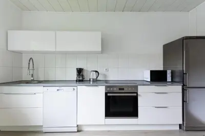 Küche/Küchenzeile in der Unterkunft T&K Apartments Oberhausen 2 room Apartments
