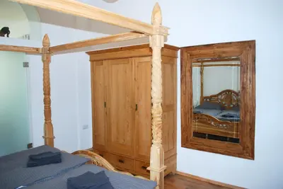 Ein Bett oder Betten in einem Zimmer der Unterkunft Altenbochumer Apartment
