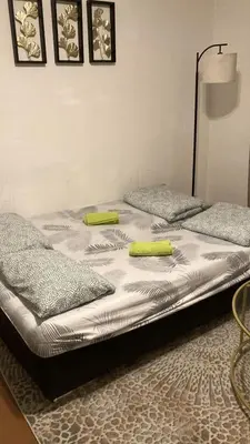 Ein Bett oder Betten in einem Zimmer der Unterkunft Cosy Appartement in elberfeld