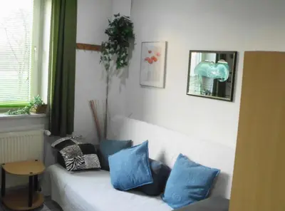 Ein Bett oder Betten in einem Zimmer der Unterkunft PrivatZimmer in einem Haus Inkl Parkplatz nach Verfügbarkeit