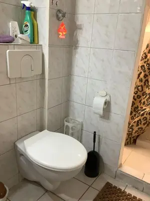 Ein Badezimmer in der Unterkunft Schönes Zimmer im Seterant/Untergeschoss
