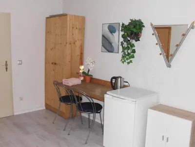 Küche/Küchenzeile in der Unterkunft Cozy Zimmer inkl Parkplatz nach Verfügbarkeit