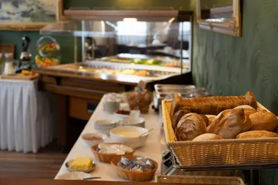 Essen im Hotel oder in der Nähe