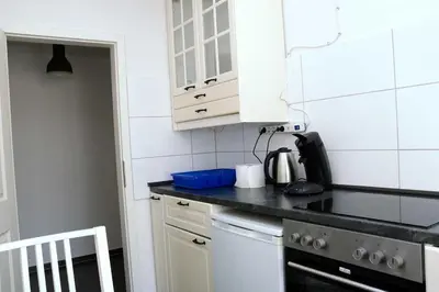 Küche/Küchenzeile in der Unterkunft Ferienwohnung A 104