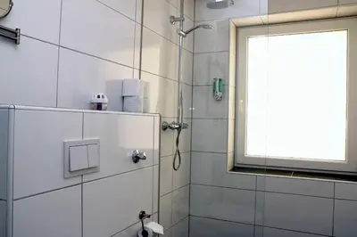 Ein Badezimmer in der Unterkunft Ferienwohnung A 104