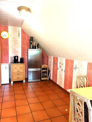 Küche/Küchenzeile in der Unterkunft Ferienwohnung Rehblick in Reken - Ruhe & Erholung pur!
