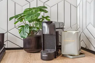 Kaffee-/Teezubehör in der Unterkunft Altbau Traum Lothringer im Herzen von Wuppertal - Nähe DUS & Dortmund & Köln & Essen