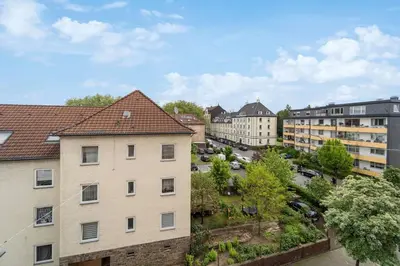 Das Gebäude in dem sich die Ferienwohnung befindet