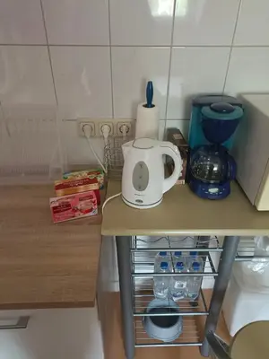 Küche/Küchenzeile in der Unterkunft Nette Kuschelige Wohnung