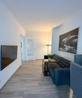 Ein Sitzbereich in der Unterkunft City Apprtment with Netflix, 2Tv