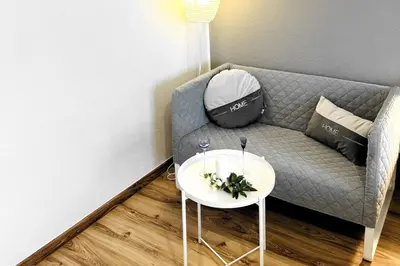 Ein Sitzbereich in der Unterkunft VAZ Apartments Corporate Living Remscheid