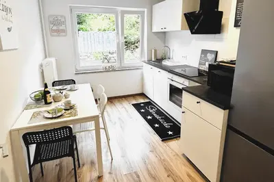 Küche/Küchenzeile in der Unterkunft VAZ Apartments Corporate Living Remscheid