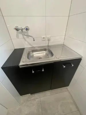 Ein Badezimmer in der Unterkunft Günstiges Apartment Gelsenkirchen Schalke
