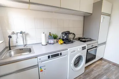 Küche/Küchenzeile in der Unterkunft XXL Superior Apartment 1 - 1 bis 10 Personen
