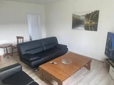 Ein Sitzbereich in der Unterkunft Schöne Appartement mit kostenlosen Parkplätze AVD1