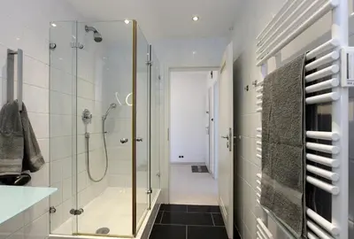 Ein Badezimmer in der Unterkunft Luxus über 2 Etagen mit Balkon in Elberfeld