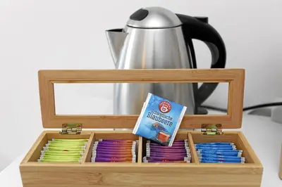 Kaffee-/Teezubehör in der Unterkunft Luxus über 2 Etagen mit Balkon in Elberfeld