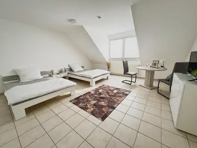 Ein Bett oder Betten in einem Zimmer der Unterkunft Boutique Art80 Apartment