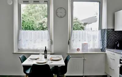 Küche/Küchenzeile in der Unterkunft Wohnung für 1 bis 3 Personen