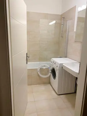 Ein Badezimmer in der Unterkunft 3 Rooms, free Parking, 25 min to Düsseldorf, 200 Mbps WLAN