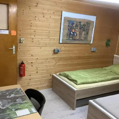 Ein Bett oder Betten in einem Zimmer der Unterkunft Gemütliches Zimmer im Seterant/Untergeschoss