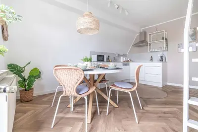 Küche/Küchenzeile in der Unterkunft NICE & CALM - Wohlfühl-Wohnung in Stadtnähe für Familien oder Freunde