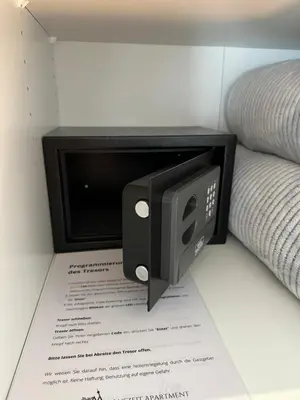 Ein Bett oder Betten in einem Zimmer der Unterkunft Auszeit Apartment Düsseldorf