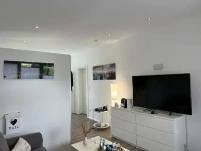 TV/Unterhaltungsangebot in der Unterkunft Auszeit Apartment Düsseldorf