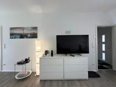TV/Unterhaltungsangebot in der Unterkunft Auszeit Apartment Düsseldorf