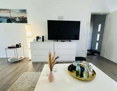 TV/Unterhaltungsangebot in der Unterkunft Auszeit Apartment Düsseldorf