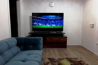 TV/Unterhaltungsangebot in der Unterkunft Schöne Klasse Apartment nähe Veltins Arena