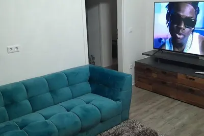 TV/Unterhaltungsangebot in der Unterkunft Schöne Klasse Apartment nähe Veltins Arena