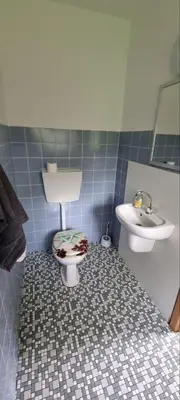 Grundriss der Unterkunft Monteurhaus in Hemer - Gemeinschaftsnutzung Küche und Bad