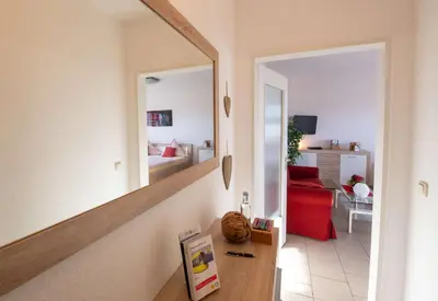 Ein Bett oder Betten in einem Zimmer der Unterkunft Innenstadt Appartement Essen