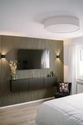 Ein Bett oder Betten in einem Zimmer der Unterkunft Green Flat Düsseldorf First