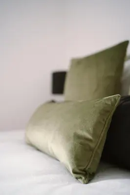 Ein Bett oder Betten in einem Zimmer der Unterkunft Green Flat Düsseldorf First