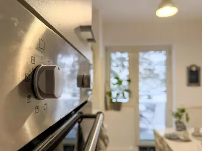 Küche/Küchenzeile in der Unterkunft Gockel Homes - Zentral mit Balkon & Netflix