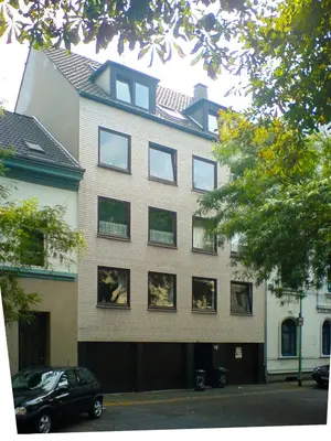 Das Gebäude in dem sich die Ferienwohnung befindet