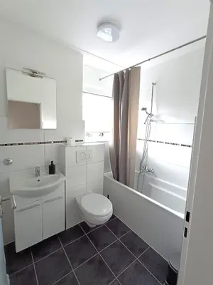 Grundriss der Unterkunft 3-Zimmer Wohnung in Ratingen nähe Messe (15min)