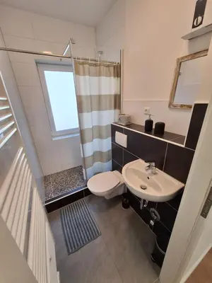 Ein Badezimmer in der Unterkunft Hagen