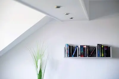 Die Bibliothek in der Ferienwohnung